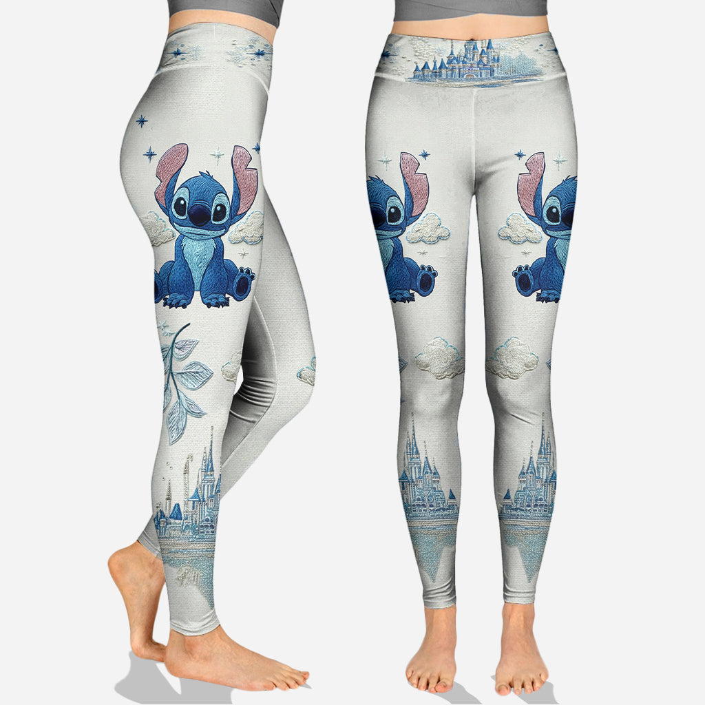 Personalized Stitch Hoodie and Leggings Set Custom Name Gift Hoodie & Leggings GradoCreations