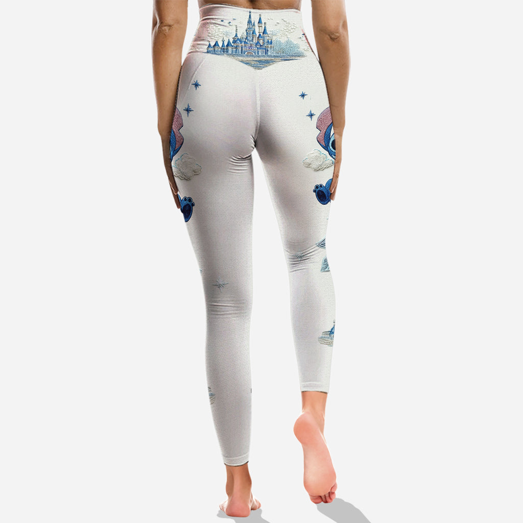 Personalized Stitch Hoodie and Leggings Set Custom Name Gift Hoodie & Leggings GradoCreations