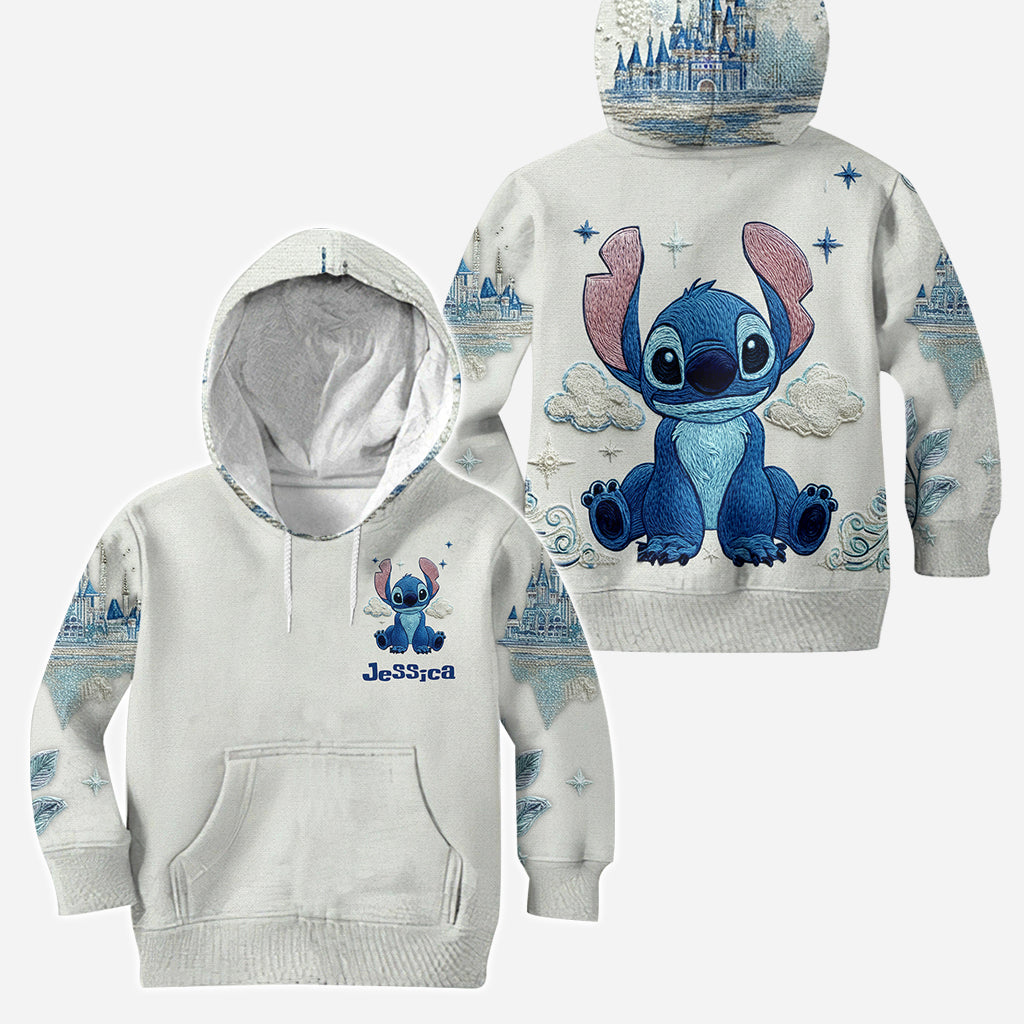 Personalized Stitch Hoodie and Leggings Set Custom Name Gift Hoodie & Leggings GradoCreations