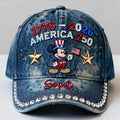 Personalized Mickey Mouse Patriotic Cap for America 250th Anniversary Classic Cap GradoCreations