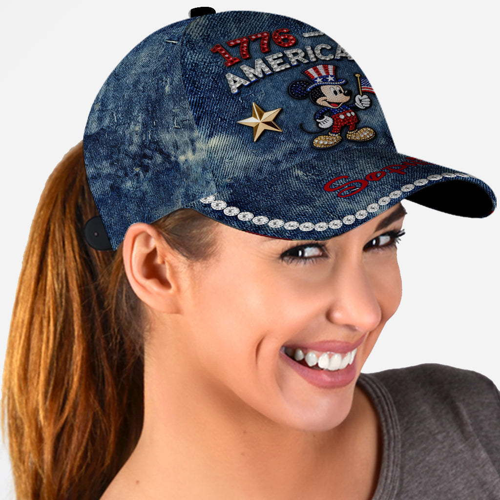 Personalized Mickey Mouse Patriotic Cap for America 250th Anniversary Classic Cap GradoCreations