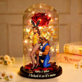 Personalized Beauty and the Beast Acrylic Plaque Custom Gift Custom Shaped Acrylic Plaque GradoCreations