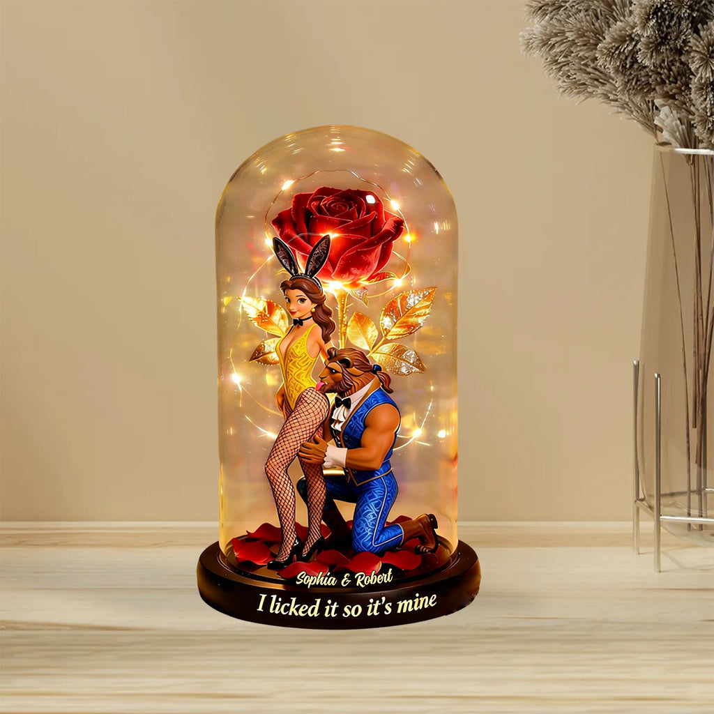 Personalized Beauty and the Beast Acrylic Plaque Custom Gift Custom Shaped Acrylic Plaque GradoCreations