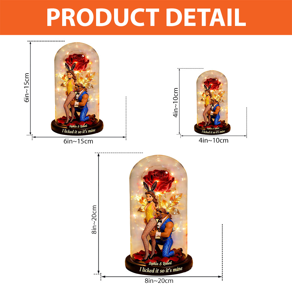 Personalized Beauty and the Beast Acrylic Plaque Custom Gift Custom Shaped Acrylic Plaque GradoCreations