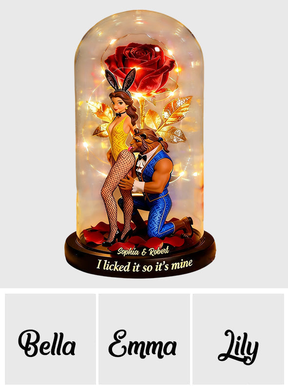 Personalized Beauty and the Beast Acrylic Plaque Custom Gift Custom Shaped Acrylic Plaque GradoCreations