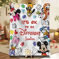Personalized Autism Awareness Blanket Unique Gift for Kids Blanket GradoCreations