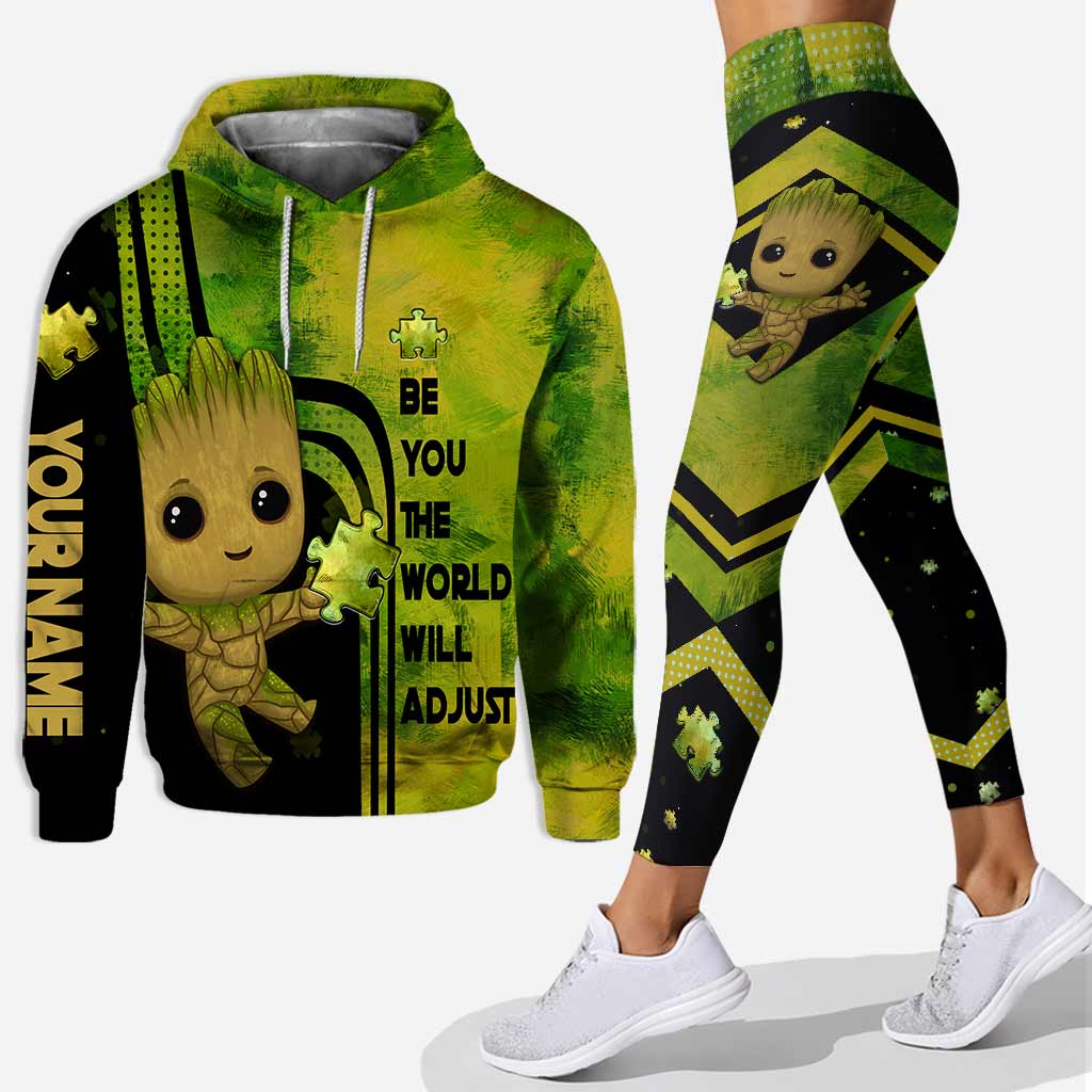Personalized Autism Awareness Hoodie & Leggings Custom Name Gift Hoodie & Leggings GradoCreations