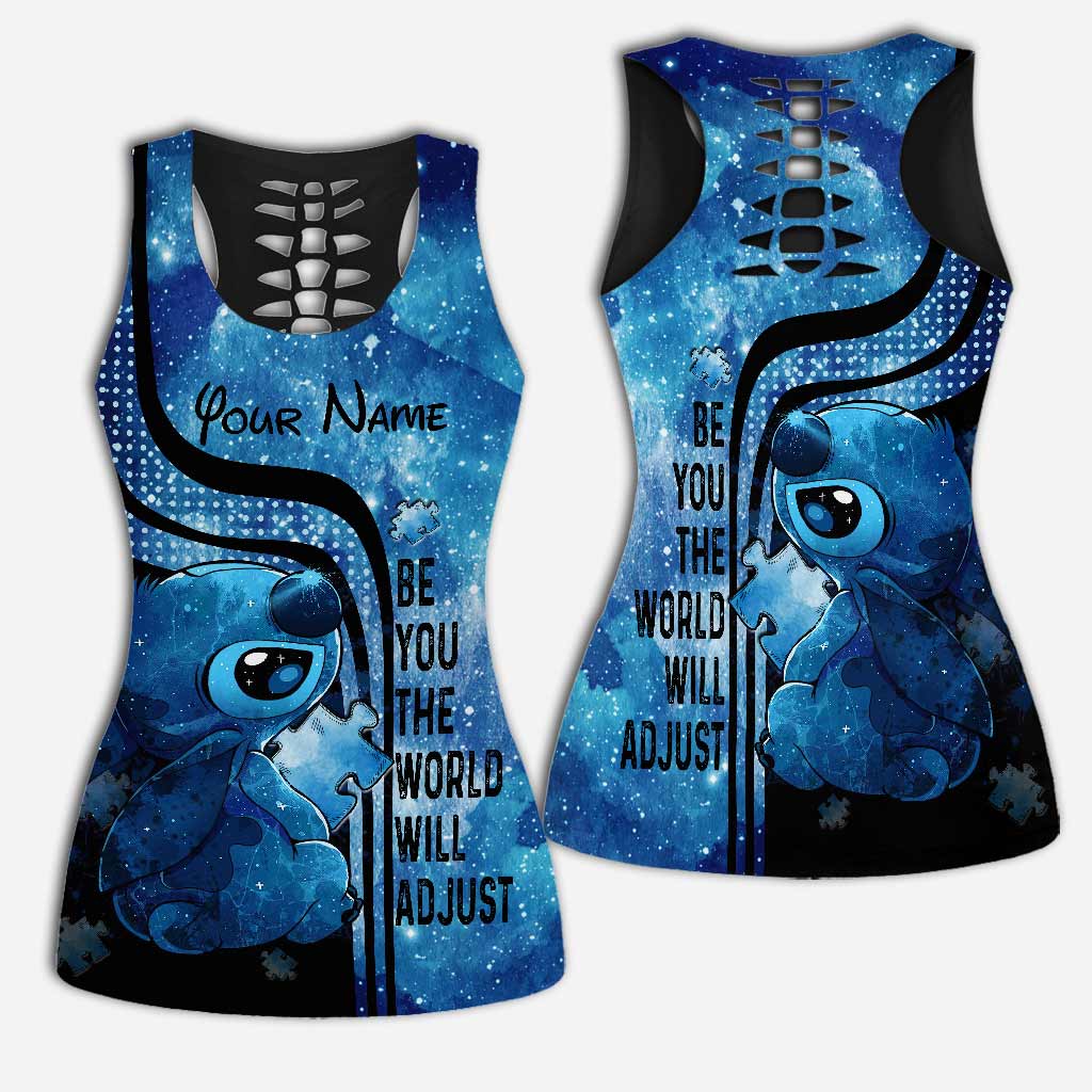Personalized Autism Awareness Hollow Tank Top & Leggings Custom Name Gift Hollow Tank & Leggings GradoCreations