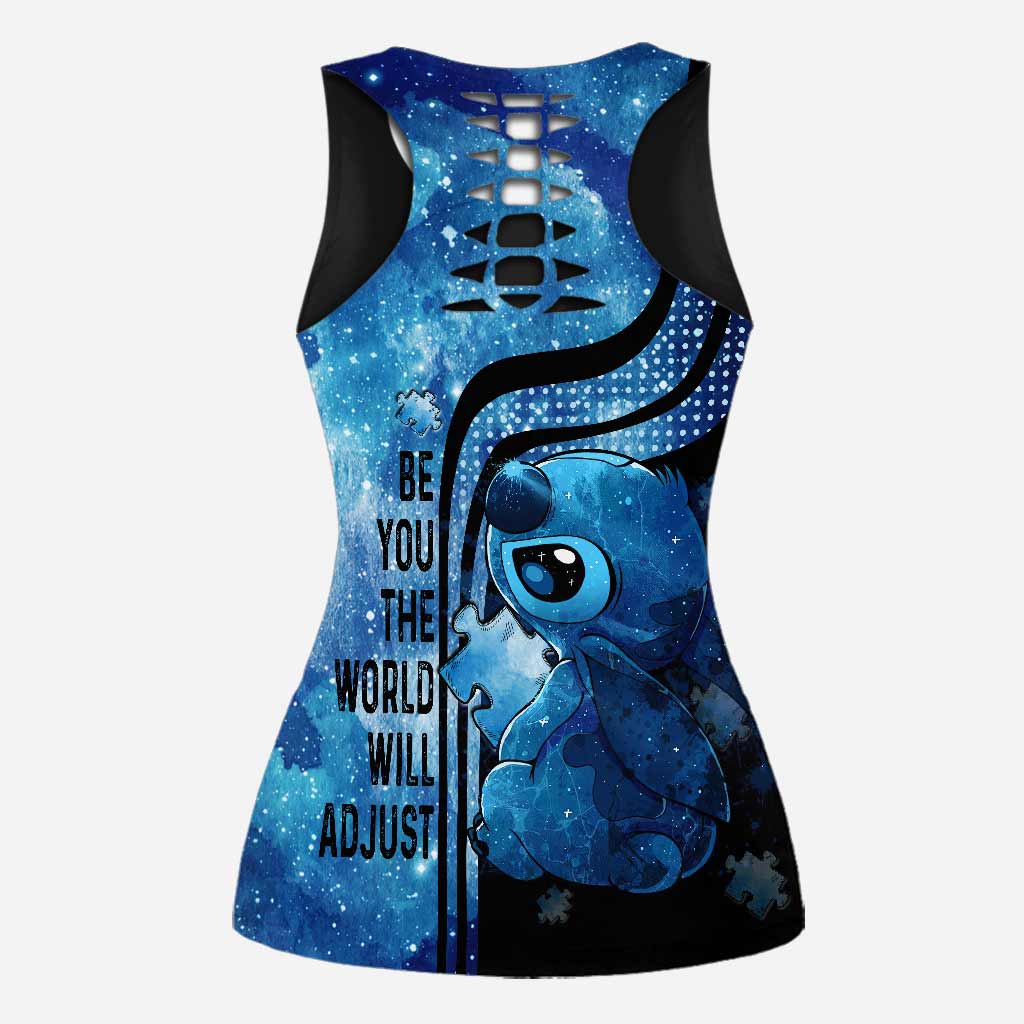 Personalized Autism Awareness Hollow Tank Top & Leggings Custom Name Gift Hollow Tank & Leggings GradoCreations