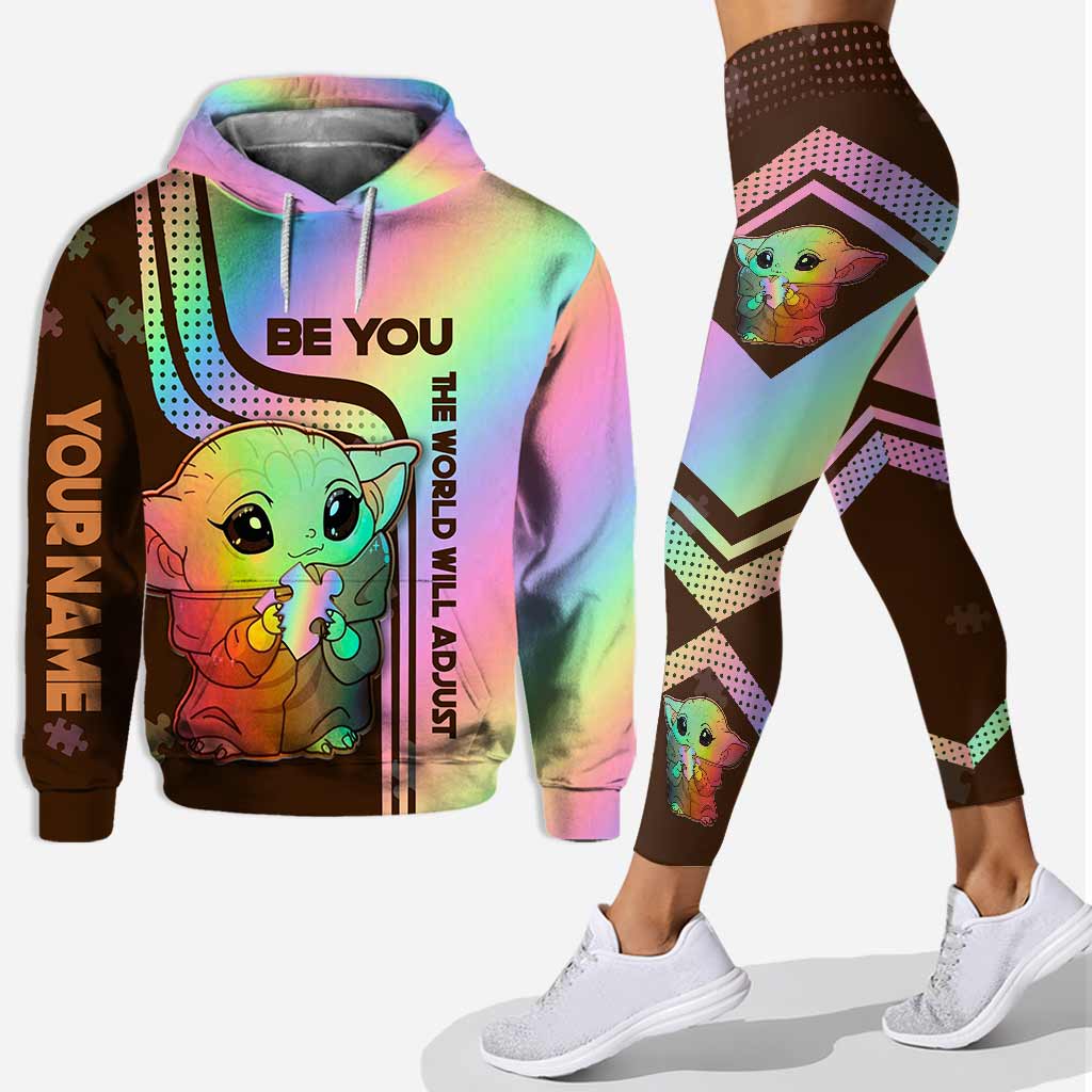 Personalized Autism Awareness Hoodie & Leggings Set for Kids | Custom Name Gift Hoodie & Leggings GradoCreations