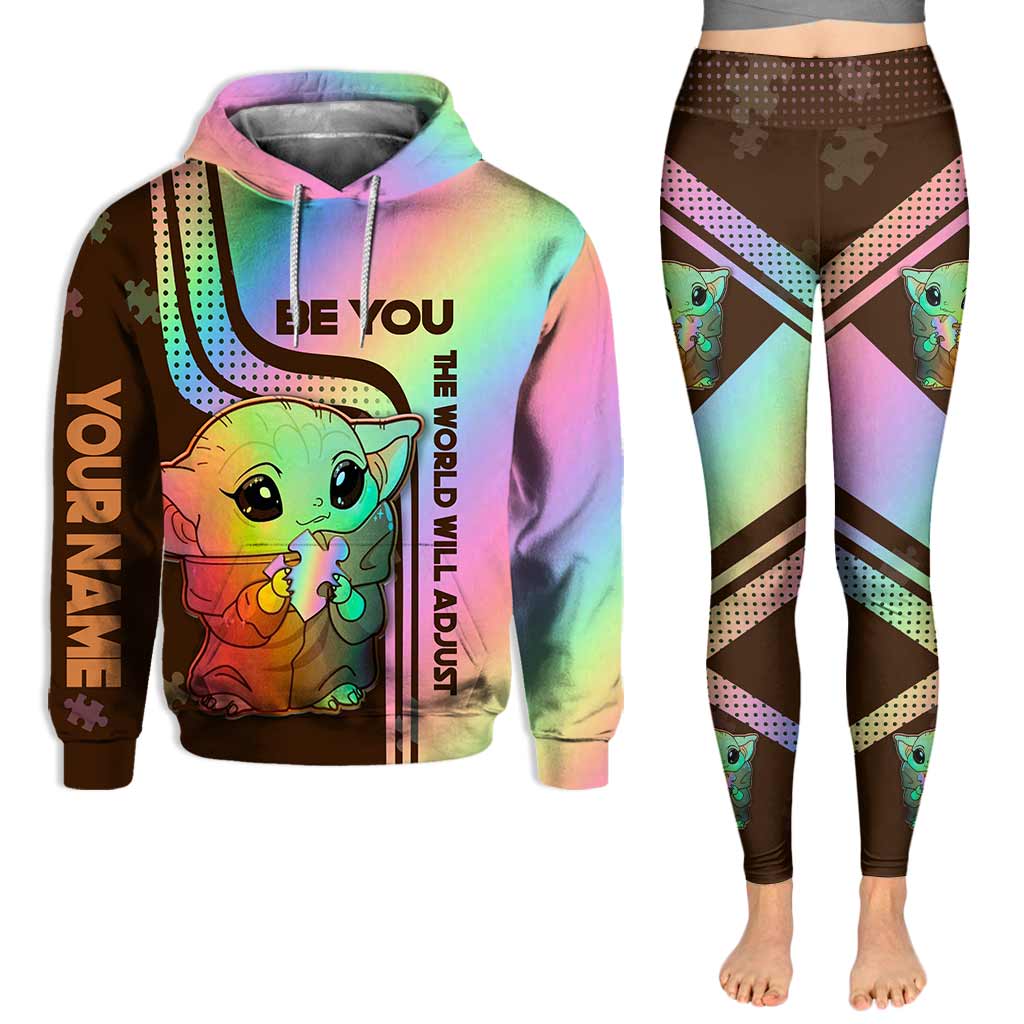 Personalized Autism Awareness Hoodie & Leggings Set for Kids | Custom Name Gift Hoodie & Leggings GradoCreations