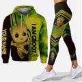 Personalized Baby Groot Hoodie and Leggings Gift for Kids Hoodie & Leggings GradoCreations