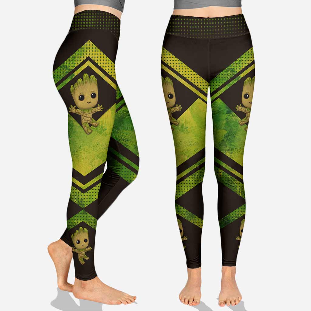 Personalized Baby Groot Hoodie and Leggings Gift for Kids Hoodie & Leggings GradoCreations