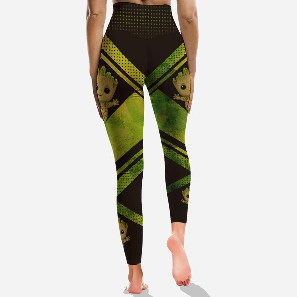 Personalized Baby Groot Hoodie and Leggings Gift for Kids Hoodie & Leggings GradoCreations