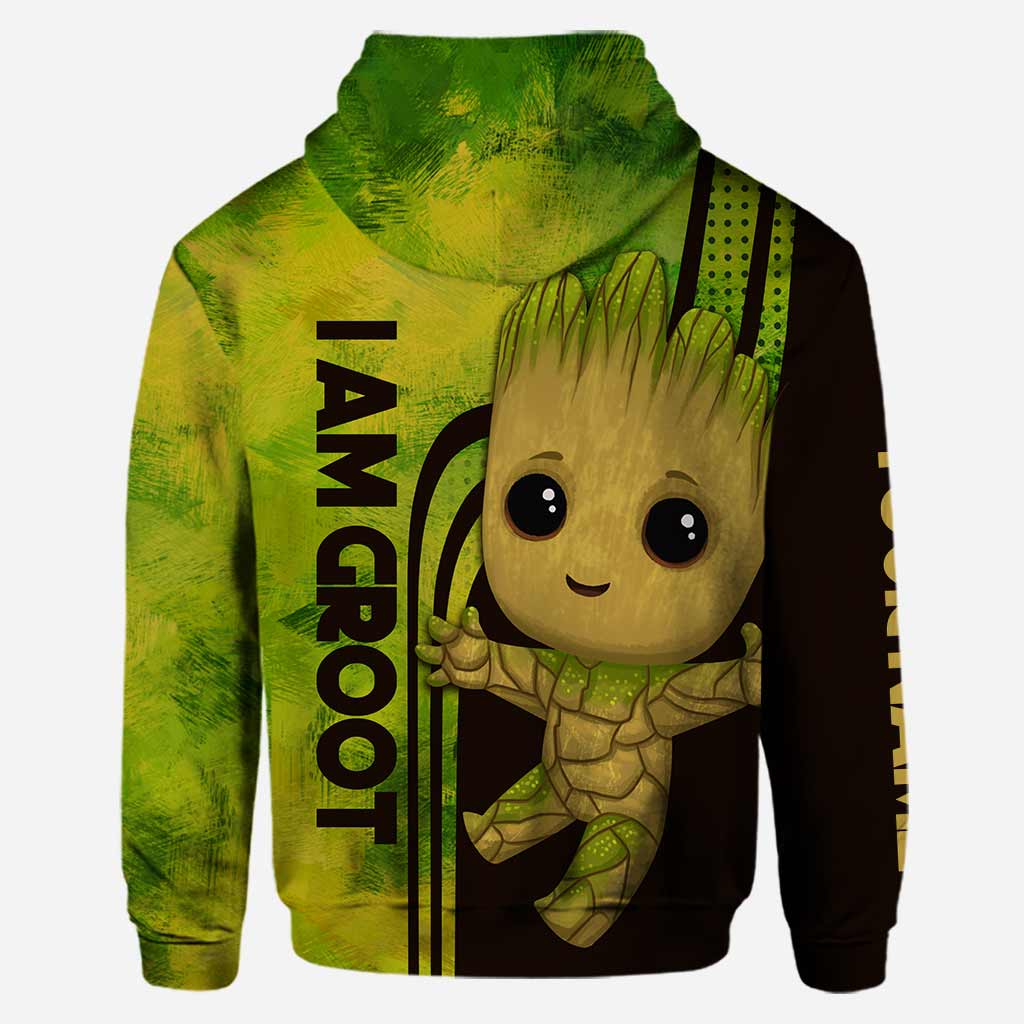 Personalized Baby Groot Hoodie and Leggings Gift for Kids Hoodie & Leggings GradoCreations