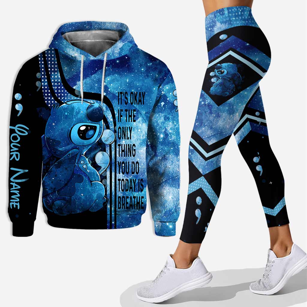 Custom Name Mental Health Awareness Hoodie & Leggings Set Hoodie & Leggings GradoCreations