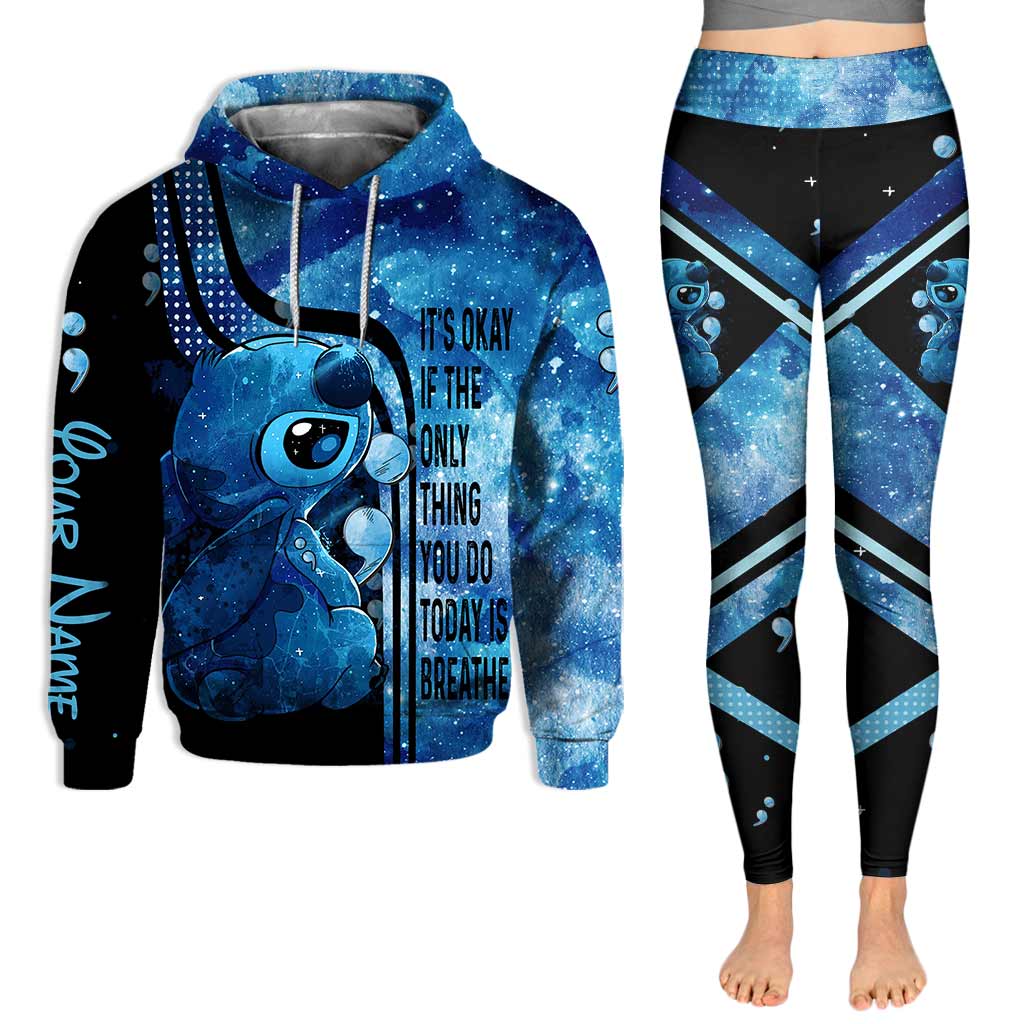 Custom Name Mental Health Awareness Hoodie & Leggings Set Hoodie & Leggings GradoCreations