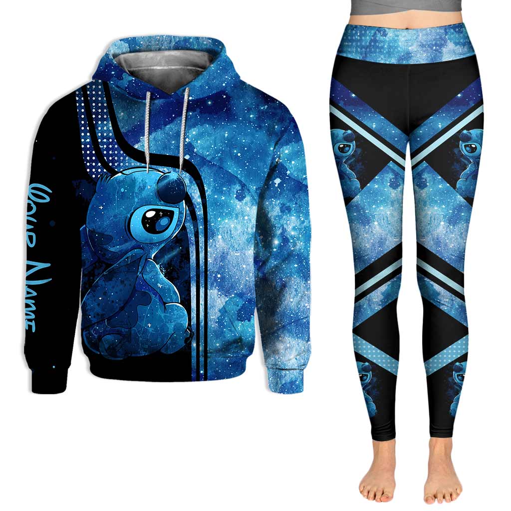 Custom Name Hoodie and Leggings Set Gift for Mom | Love Ohana Hoodie & Leggings GradoCreations