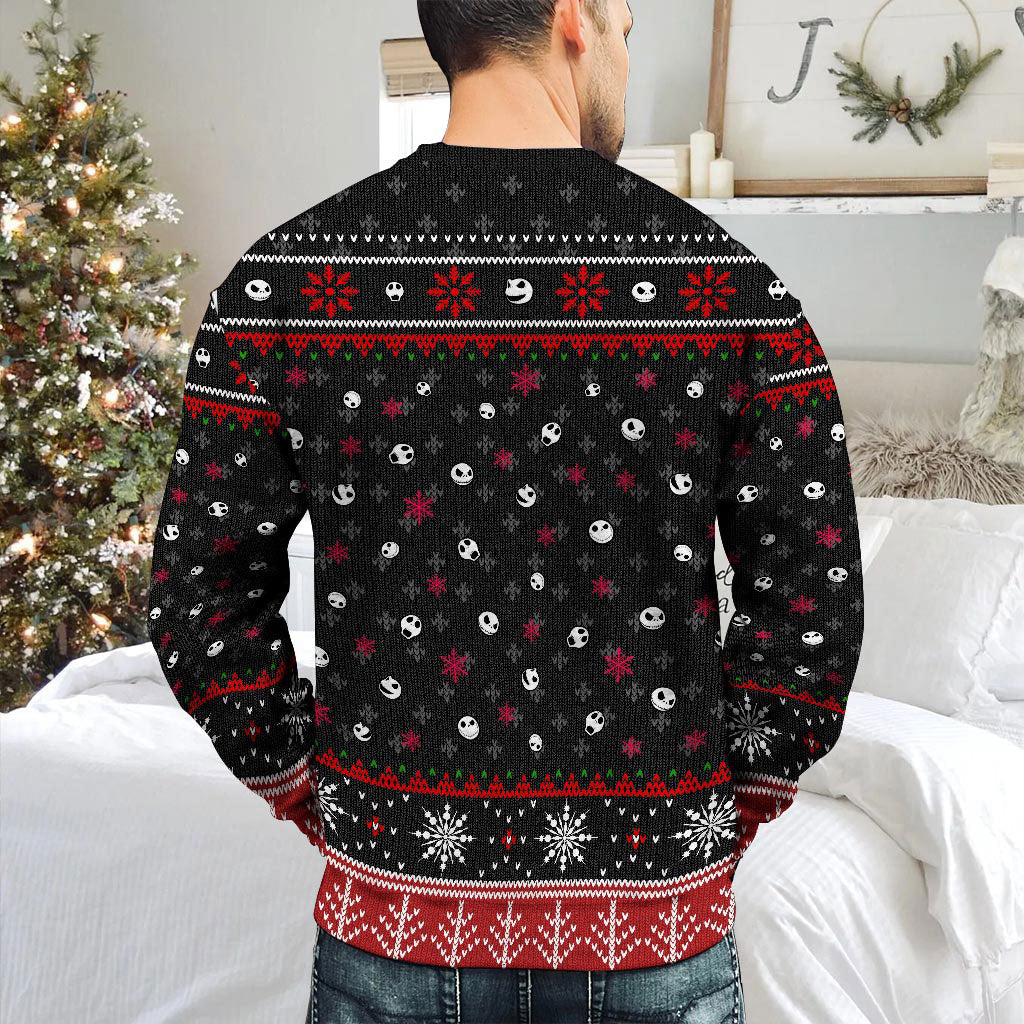Personalized Father Of Nightmare Christmas Sweater Gift for Dad Sweater GradoCreations