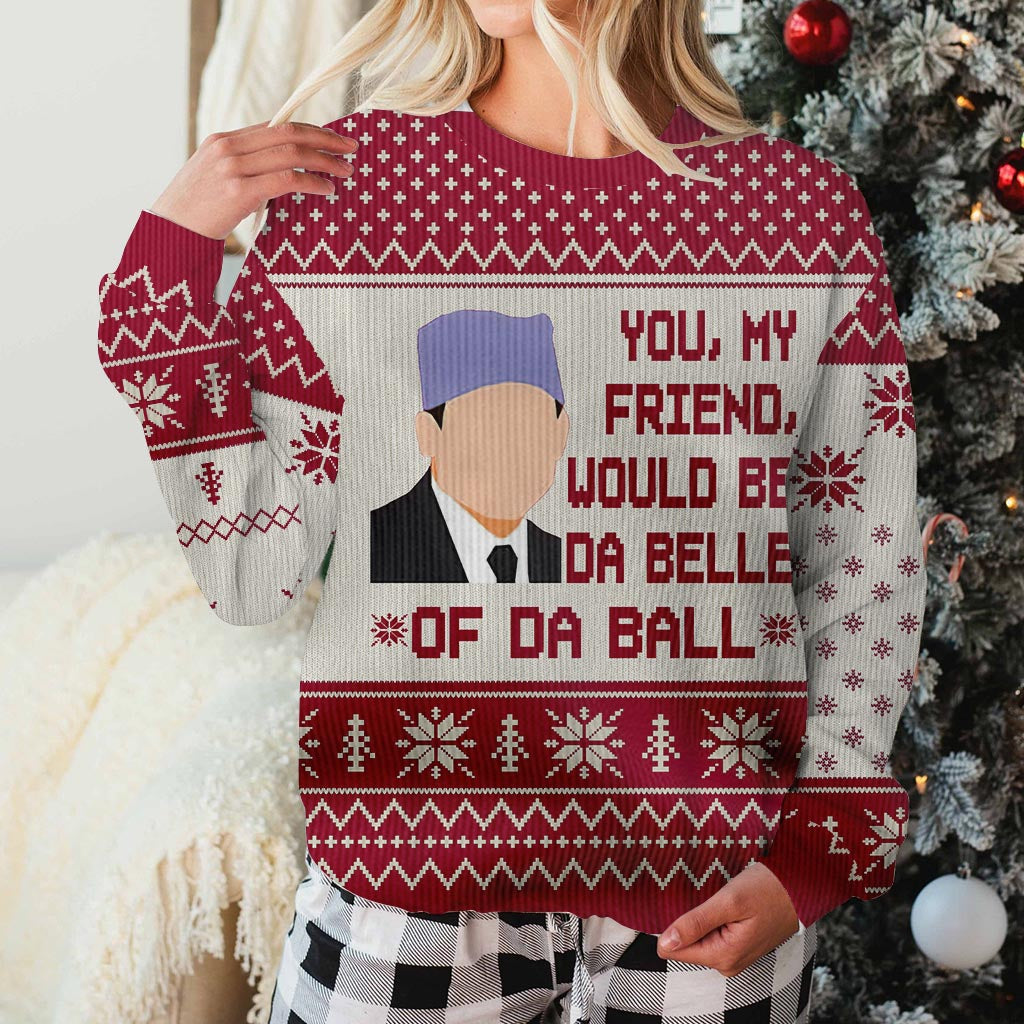 Personalized Christmas Sweater with Custom Message for Friends Sweater GradoCreations