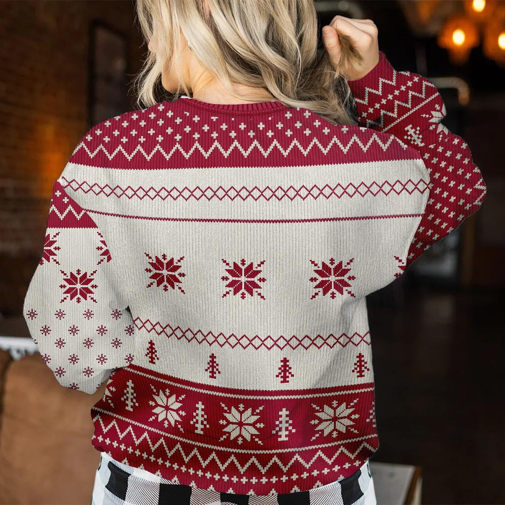 Personalized Christmas Sweater with Custom Message for Friends Sweater GradoCreations