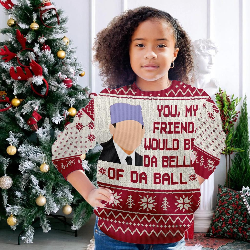 Personalized Christmas Sweater with Custom Message for Friends Sweater GradoCreations