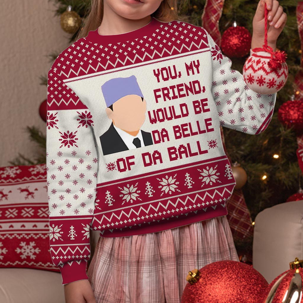 Personalized Christmas Sweater with Custom Message for Friends Sweater GradoCreations