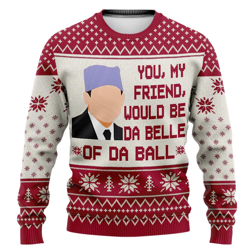 Personalized Christmas Sweater with Custom Message for Friends Sweater GradoCreations