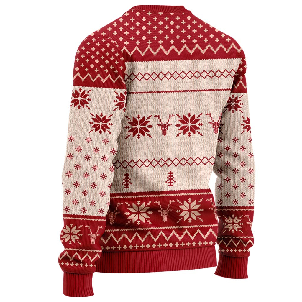 Personalized Christmas Sweater with Custom Text for Family Gift Sweater GradoCreations
