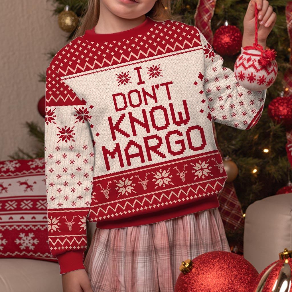 Personalized Christmas Sweater with Custom Text for Family Gift Sweater GradoCreations