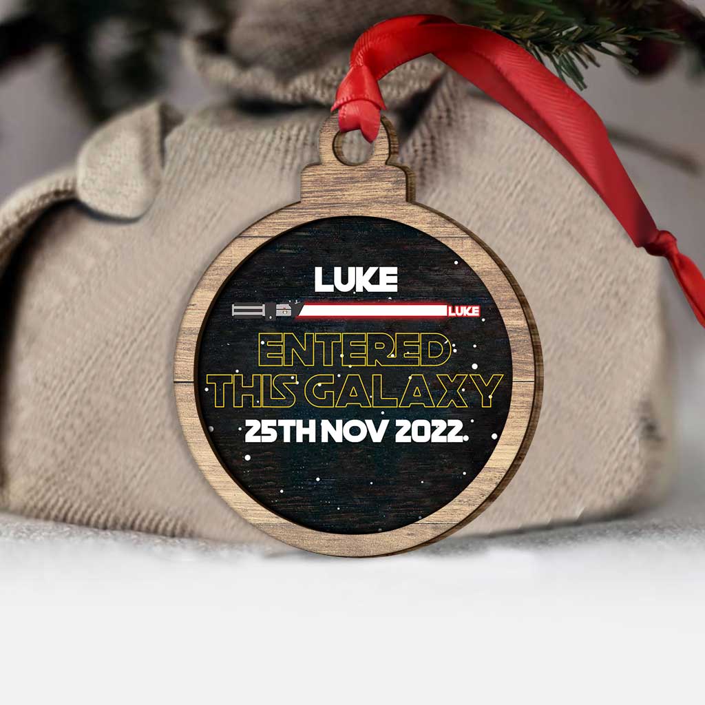 Personalized Layered Wood Christmas Ornament Custom Name Gift Layered Wood Ornament GradoCreations
