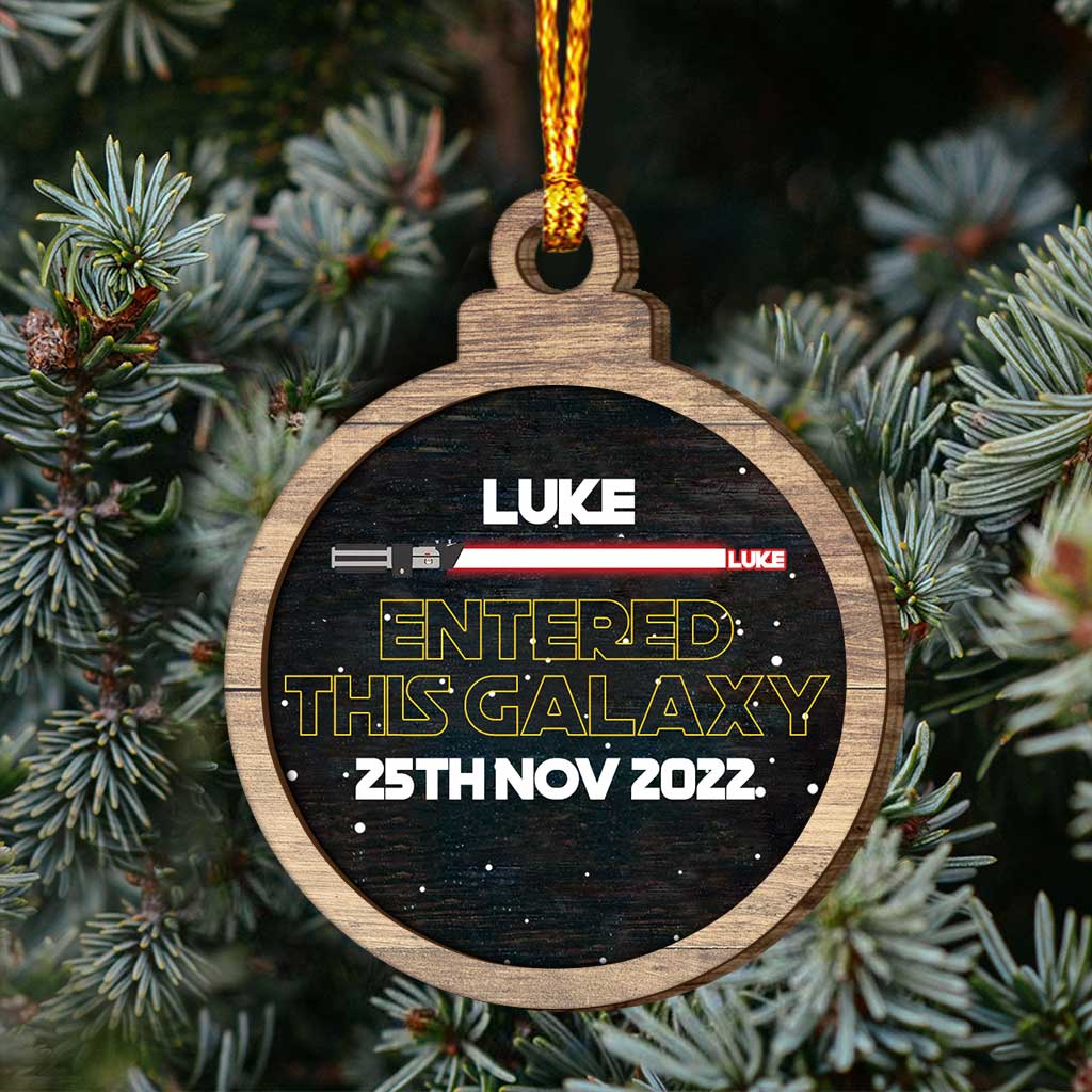 Personalized Layered Wood Christmas Ornament Custom Name Gift Layered Wood Ornament GradoCreations