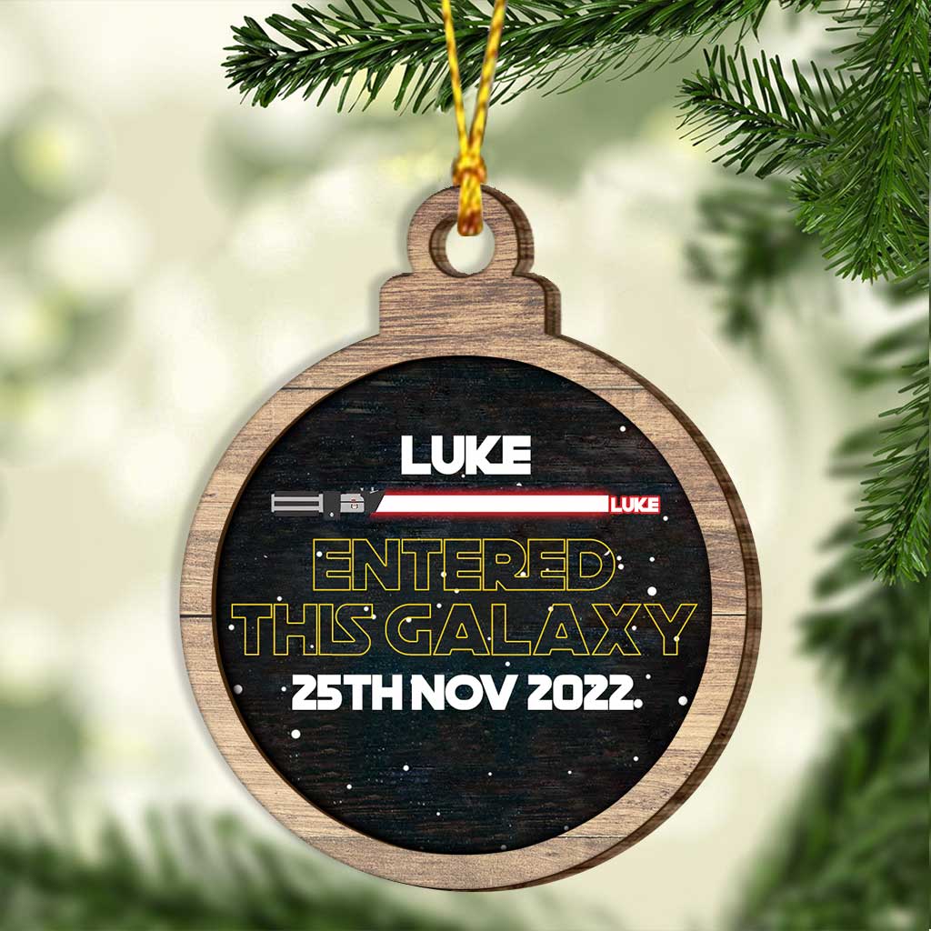 Personalized Layered Wood Christmas Ornament Custom Name Gift Layered Wood Ornament GradoCreations