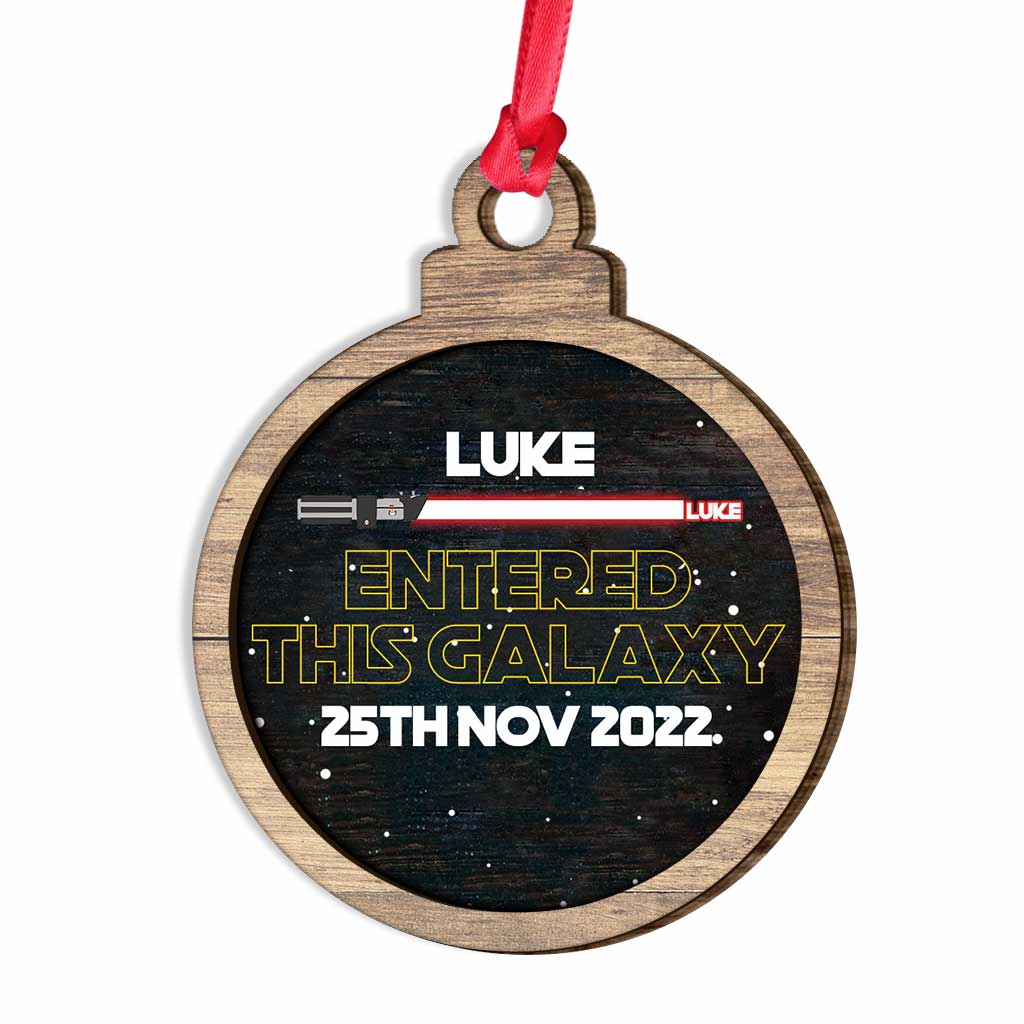 Personalized Layered Wood Christmas Ornament Custom Name Gift Layered Wood Ornament GradoCreations