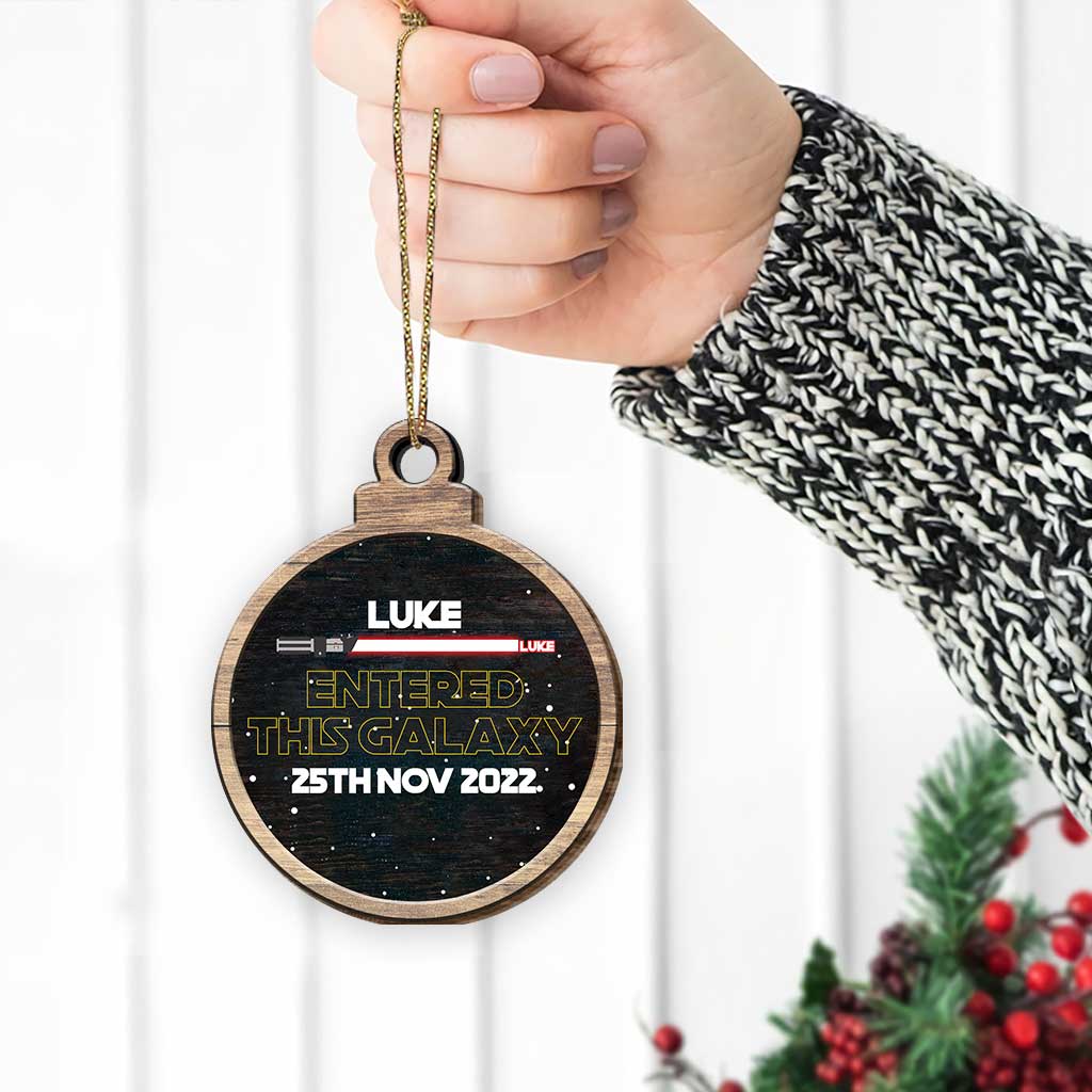 Personalized Wooden Christmas Ornament Pop Out Card Gift Pop Out Ornament GradoCreations