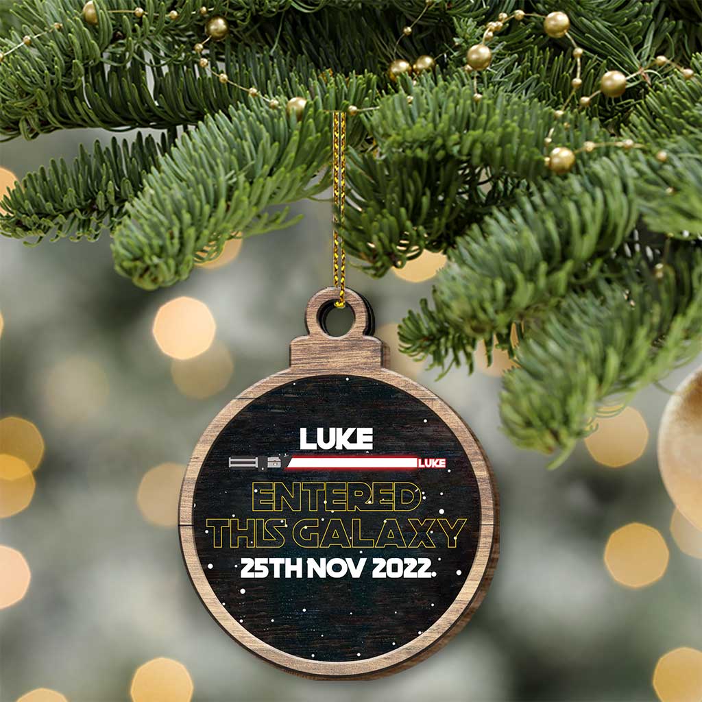 Personalized Wooden Christmas Ornament Pop Out Card Gift Pop Out Ornament GradoCreations
