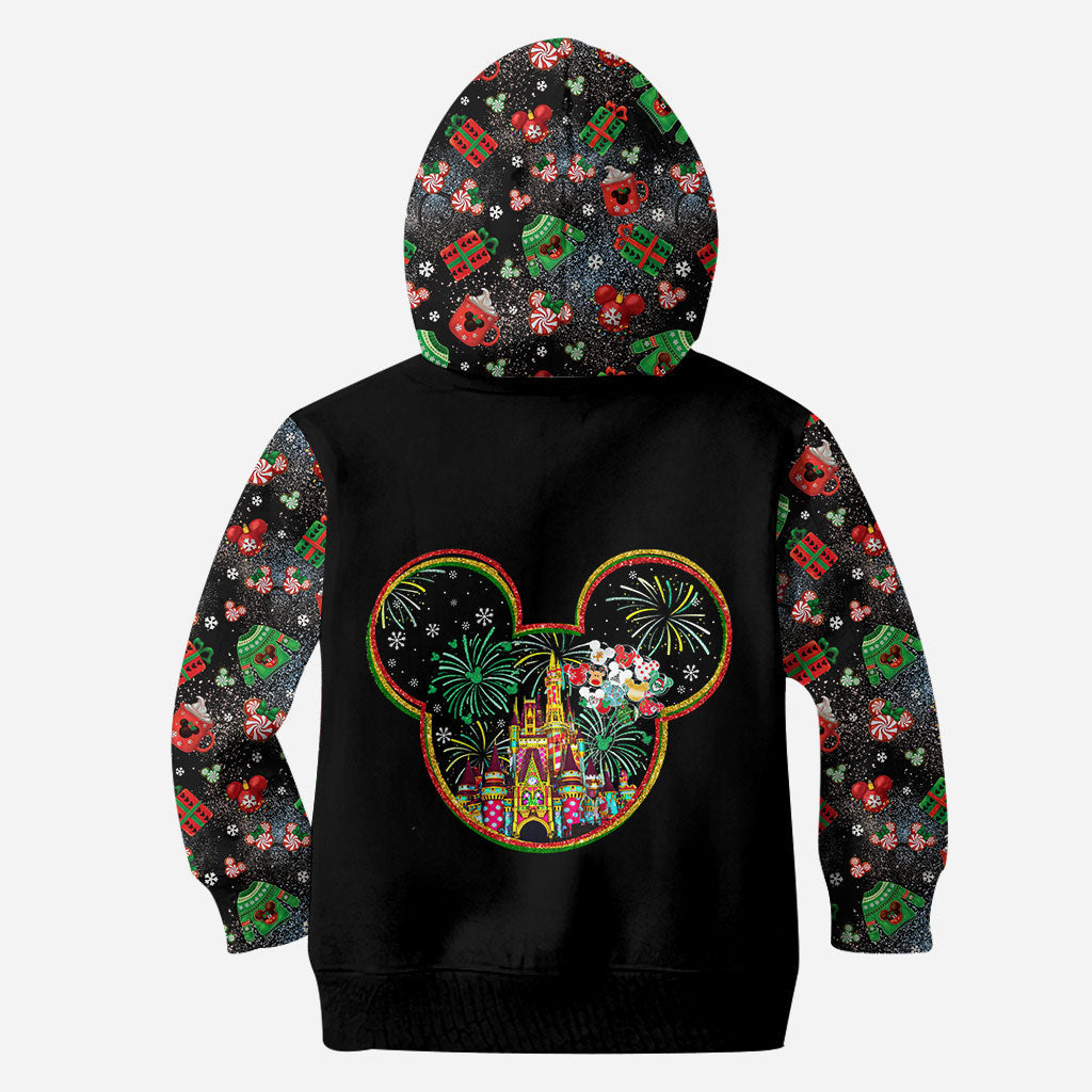 Personalized Christmas Mouse Hoodie and Leggings Gift Set Hoodie & Leggings GradoCreations