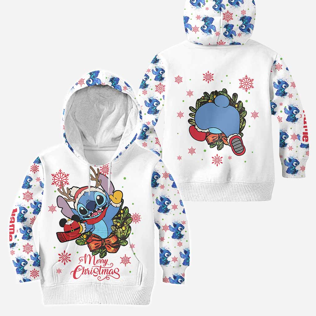 Personalized Merry Christmas Hoodie & Leggings with Name Gift Hoodie & Leggings GradoCreations
