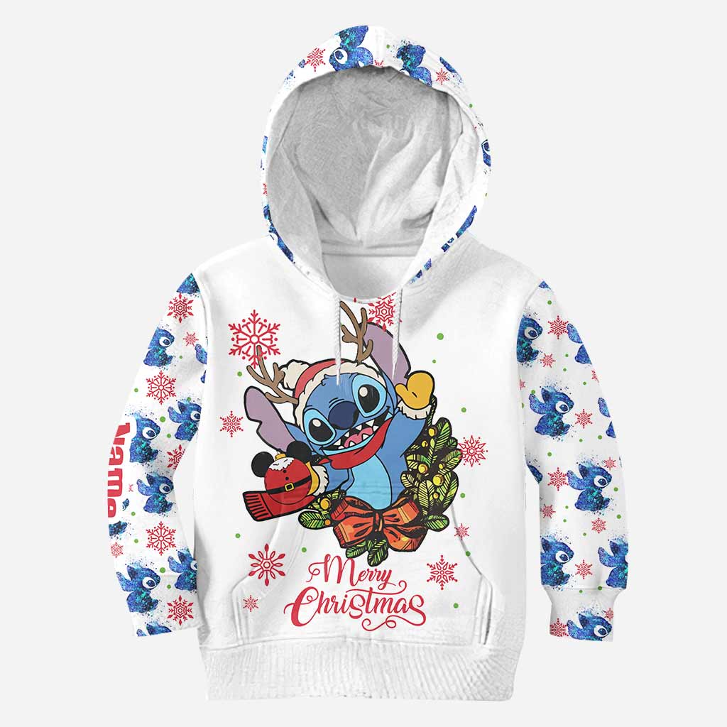 Personalized Merry Christmas Hoodie & Leggings with Name Gift Hoodie & Leggings GradoCreations