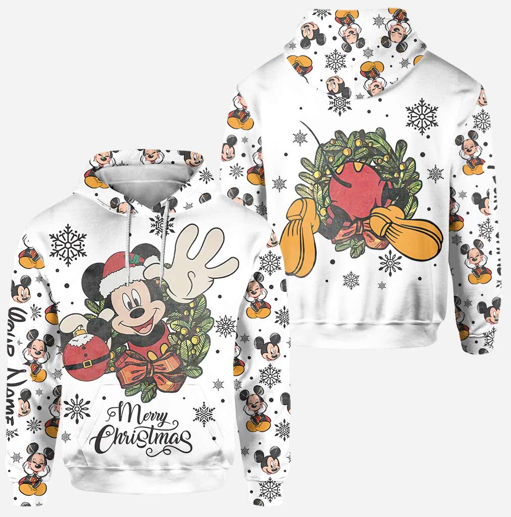 Personalized Christmas Mouse Hoodie and Leggings Gift for Kids Hoodie & Leggings GradoCreations
