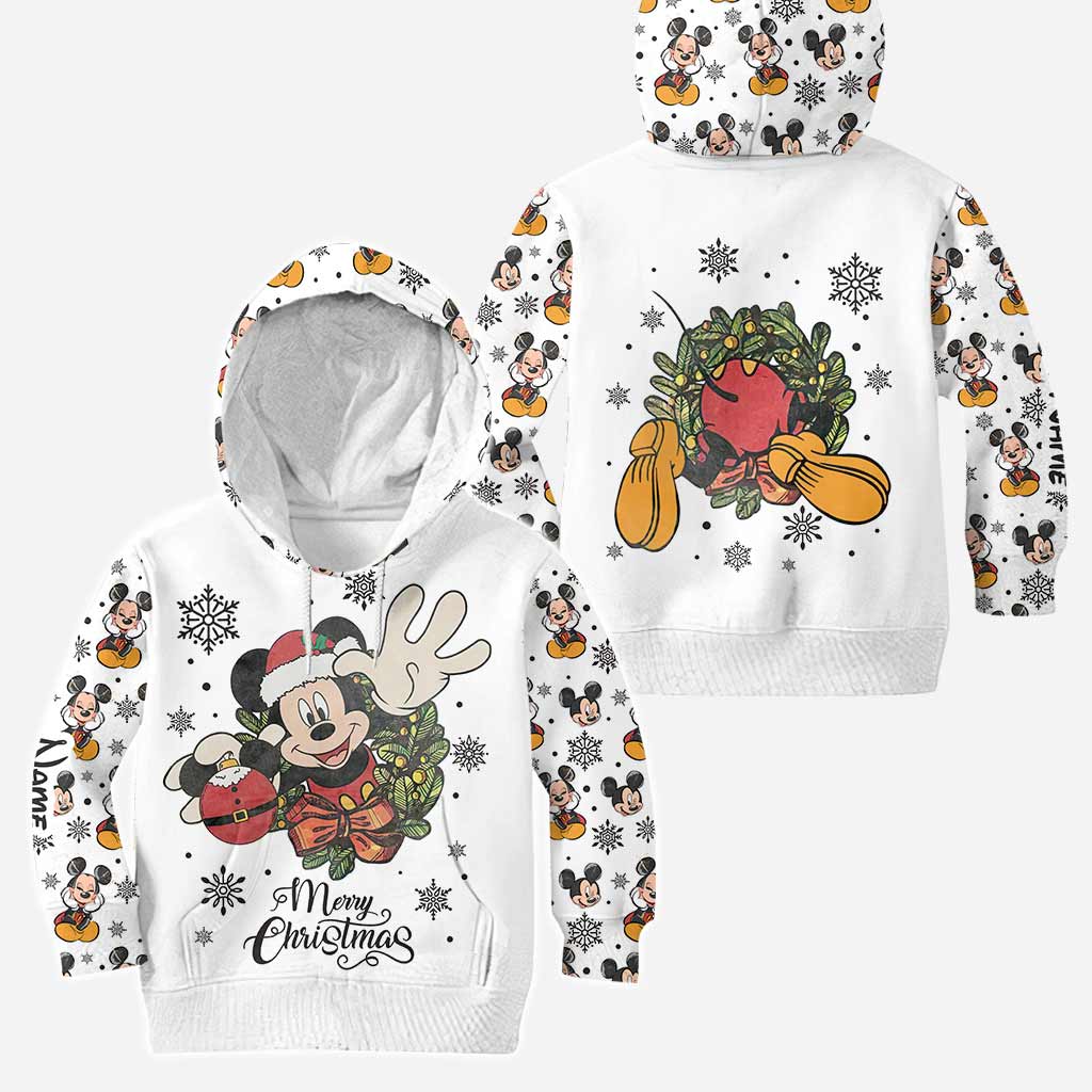 Personalized Christmas Mouse Hoodie and Leggings Gift for Kids Hoodie & Leggings GradoCreations