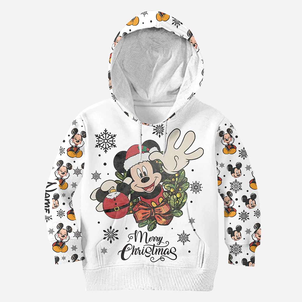Personalized Christmas Mouse Hoodie and Leggings Gift for Kids Hoodie & Leggings GradoCreations