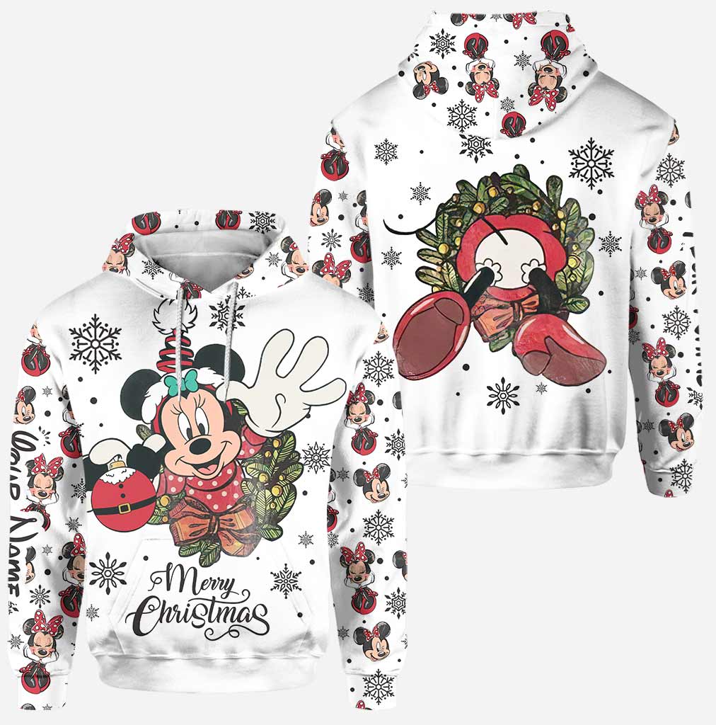 Personalized Christmas Mouse Hoodie & Leggings Gift for Mom Hoodie & Leggings GradoCreations
