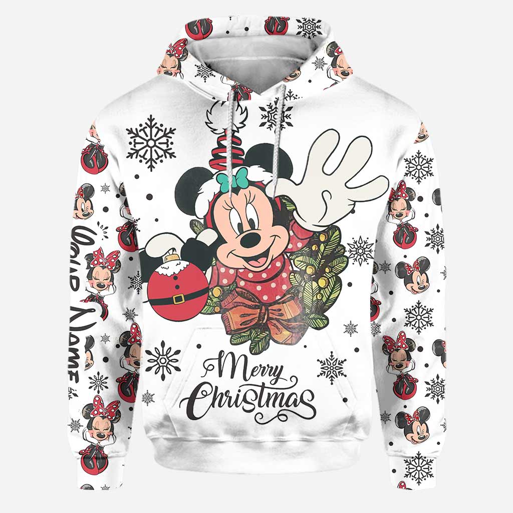 Personalized Christmas Mouse Hoodie & Leggings Gift for Mom Hoodie & Leggings GradoCreations