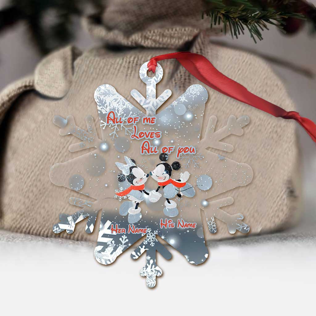 Personalized Snowflake Ornament Custom Name Christmas Gift Ornament GradoCreations