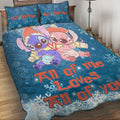 Personalized Ohana Quilt Set Custom Name Gift for Couples Quilt Set GradoCreations