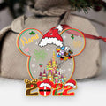 Personalized Christmas Mouse Ornament Custom Name Acrylic Gift One-sided Ornament GradoCreations