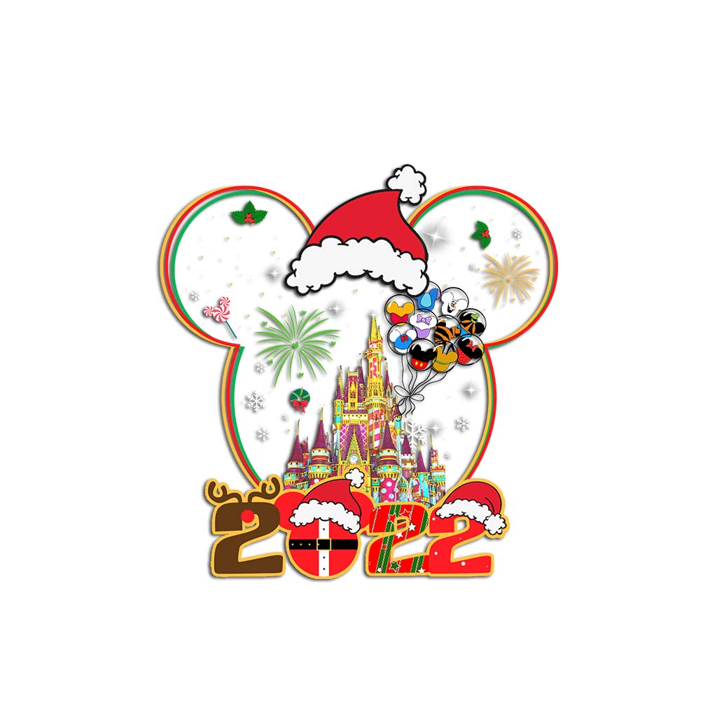 Personalized Christmas Mouse Decal for Cars & Windows - Custom Holiday Design Decal Full GradoCreations