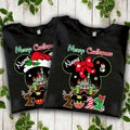 Personalized Christmas Mouse T-shirt & Hoodie Custom Name Gift T-shirt & Hoodie GradoCreations