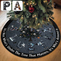 Personalized Nightmare Tree Skirt Custom Name Gift for Christmas Tree Skirt GradoCreations